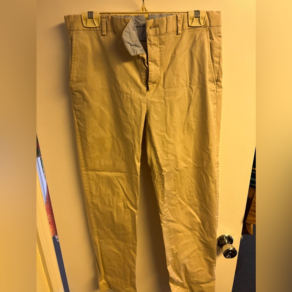 Brooks Brothers Clark Cotton Khakis, 32x32